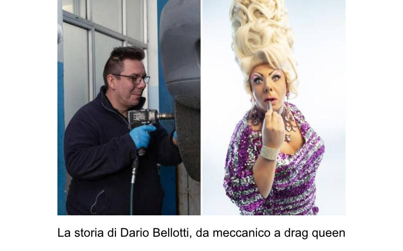 CORRIERE da meccanico a drag queen